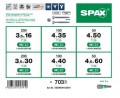 SPAX walizka montażowa L-BOXX mini z TXS  6 rozmiarów wkrętów + 3 bity