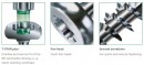 SPAX wkręt  4x16 główka półkulista  TSX, W, 4C