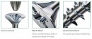 SPAX wkręt  5x70/41 główka półkulista  PZ, W, 4C MH, częściowy gwint