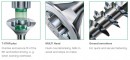 SPAX wkręt  6x80/46 główka półkulista  TXS,W,4C MH, częściowy gwint