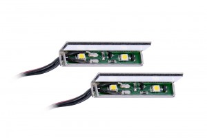 SAL LED oświetlenie półki szklana - 2 szt. + zasilacz, biały