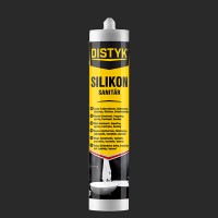 Silikon sanitarny 280 ml biały DISTYK
