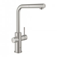 Zestaw startowy GROHE BlueHome z wylotem w kształcie litery L 31539DC0supersteel