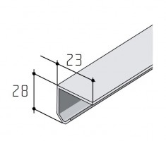 S-S20/30 listwa pojedyńcza stal 2m