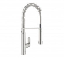 GROHE 31379DC0 páková dřezová baterie K7 s profi sprškou, SuperSteel