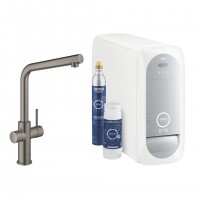 GROHE 31454AL1 Blue Home Zestaw startowy L-odpływ szczotkowany Hard Graphite