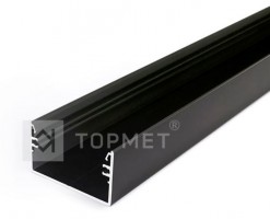 StrongLumio profil LED Lowi alu czarny 2000mm