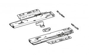 HETTICH 9257894 Quadro You mechanizm P2Os 270-350mm/10kg