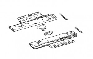 HETTICH 9257896 Quadro You mechanizm P2Os 350-600mm/10-30kg