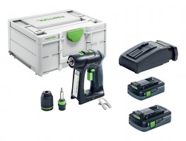 FESTOOL 576435 Akumulatorowa wiertarko-wkrętarka C 18 HPC 4,0 I-Plus