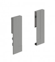 HETTICH 9293516 Atira Łączniki do frontu aluminiowego 144mm, szary