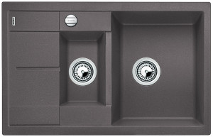 BLANCO 518876 zlewozmywak METRA 6 S Compact szarość skały z korkiem SILGRANIT