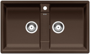 BLANCO 516683 zlewozmywak ZIA 9 kawowy bez korka automat. SILGRANIT PuraDur