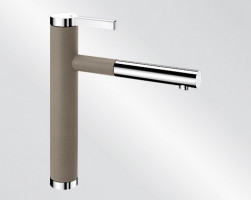 BLANCO 518446 bateria LINEE-S tartufo/chrom silgranit-look