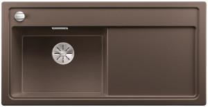 BLANCO 524011 zlewozmywak ZENAR XL 6S kawowy InFino z korkiem SILGRANIT PuraDur