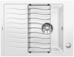 BLANCO 524818 Dřez ELON 45 S bílá SILGRANIT® PuraDur® s excentrem