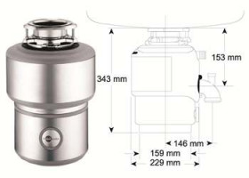 BLANCO 513448 młynek M 200 Evolution-ISE chrom