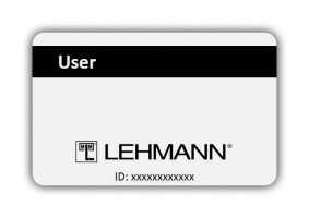 LEHMANN Karta użytkownika do zamków elektron. Lehmann RFID Mifare® locks