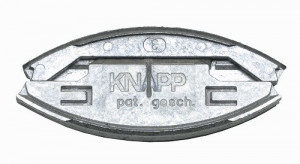 KNAPP K049 SILVER - złącze wtykowe (stop aluminiowo-cynkowy)