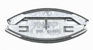 KNAPP K049 SILVER - złącze wtykowe (stop aluminiowo-cynkowy)