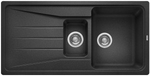 BLANCO 525975 dřez SONA 6 S černý SILGRANIT® PuraDur® bez excentru