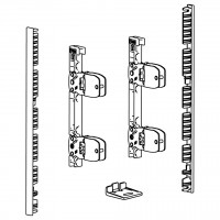 HETTICH 9257613 AvanTech You łączniki front.szuflady wewn. boki+front187 srebrny