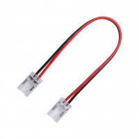 STRONG Szybkozłącze do jednokolorowych taśm LED 8 mm - kabel 2 żyłowy 150 mm