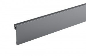 StrongMax 16/18 profil aluminiowy do szklanego frontu 1100 mm, szary (antracyt)