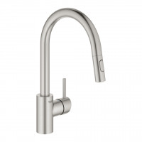 GROHE 31483DC2 Bat. kuch.Concetto wyciąg. wylewka z 2 rodz.strumienia supersteel