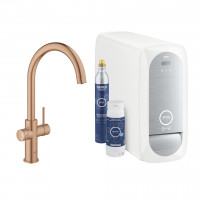 GROHE 31455DL1 Blue Home startovní sada C-výpusť kartáčovaný Warm Sunset