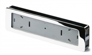 HETTICH 9086692 Uchwyt TOUCH-IN kwadratowy, chrom połysk