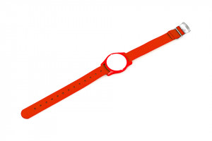 LEHMANN Nylonový náramek (hodinky) s čipem pro zámky RFID Mifare® lock,červený