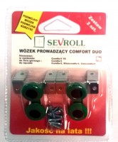 SEVROLL Comfort wózek górny 18mm - 2szt