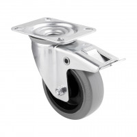 StrongCastors Kółko medium duty 100/160 z hamulcem