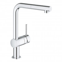 GROHE 30437000 Bateria VENTO L-outlet z wyciąganym perlatorem, chrom