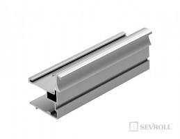 SEVROLL 01862 Prince 01 rączka 2,7m srebrny