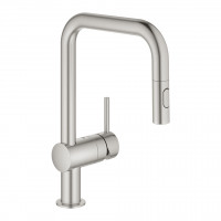 GROHE 30439DC0 Bateria VENTO Podwójny prysznic z odpływem U Supersteel