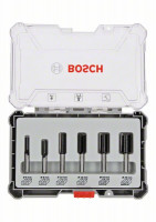 BOSCH 2607017465 6dílná sada fréz, drážkovací frézy s 6mm stopkou