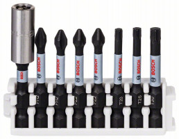 BOSCH 2608522328 8dílná sada bitů Impact Control 50 mm, PH1;3×PH2;PH3;2×PZ2;PZ3