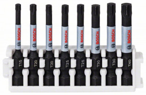 BOSCH 2608522329 8dílná sada bitů Impact Control 50 mm, T15;2×T20/T25/T30;T40