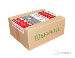 SEVROLL 02066 Maxim, zestaw okuć dla 2 drzwi, 1,8 m, srebrny