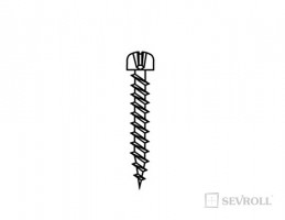 SEVROLL 20041 wkręt 2,5x18mm łeb półkulisty ocynk biały
