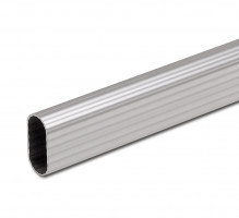 StrongWire drążek meblowy owalny 15/30/2900mm aluminium (srebrny)