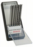 BOSCH 2607010573 6-częściowy zestaw brzeszczotów Robust Line, Metal, z chwytem T