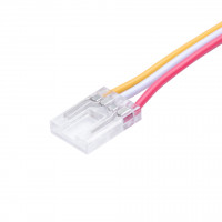 STRONG Lumio Szybkozłącze do jednokolorowych taśm LED 10mm - kabel 3żyłowy 150mm