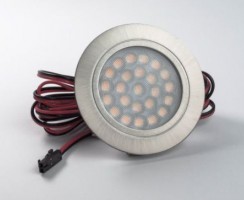 SAL LED światło punktowe OL11 12V 2W stal szczotkowana neutralny biały
