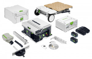 FESTOOL 577379 Akumulatorowa piła stołowa CSC SYS 50 EBI-Set