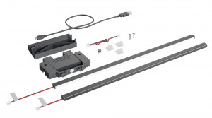 HETTICH 9305742 oświetleniowy profil maskujący do AvanTechYOU antracyt,max.650mm
