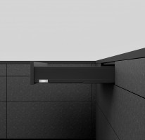 K-BLUM Legrabox M 600mm/40 kg, Blumotion/TOB, karbon czarny CS-M, expando