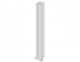 VERTIKO profil na ścianę C7007 2606 mm aluminium
